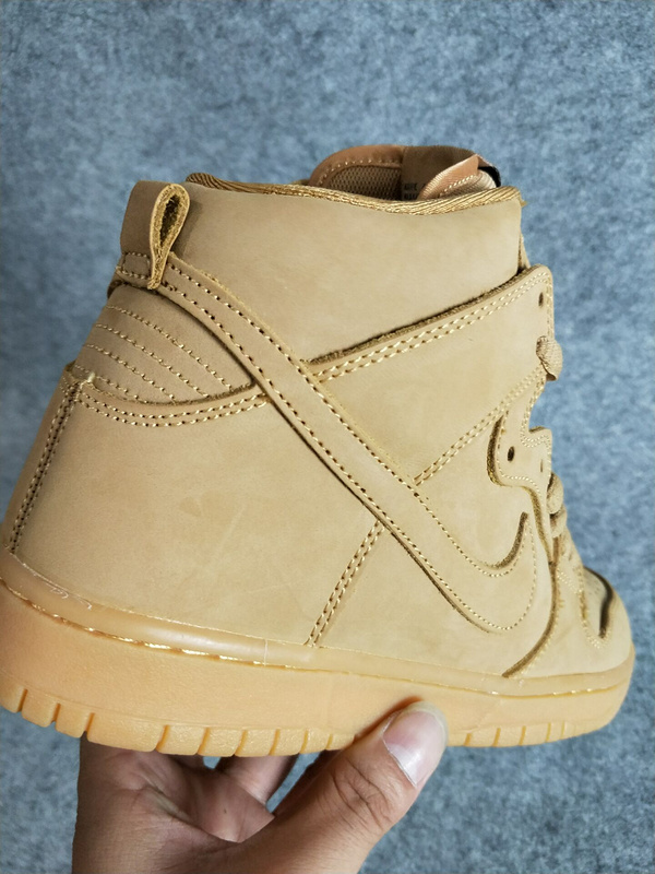 cream and brown nike shoes