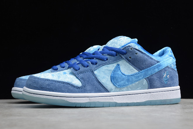 2020 Latest Nike SB Dunk Low Pro QS Bright Melon Gym Blue CT2552-400 - Febbuy