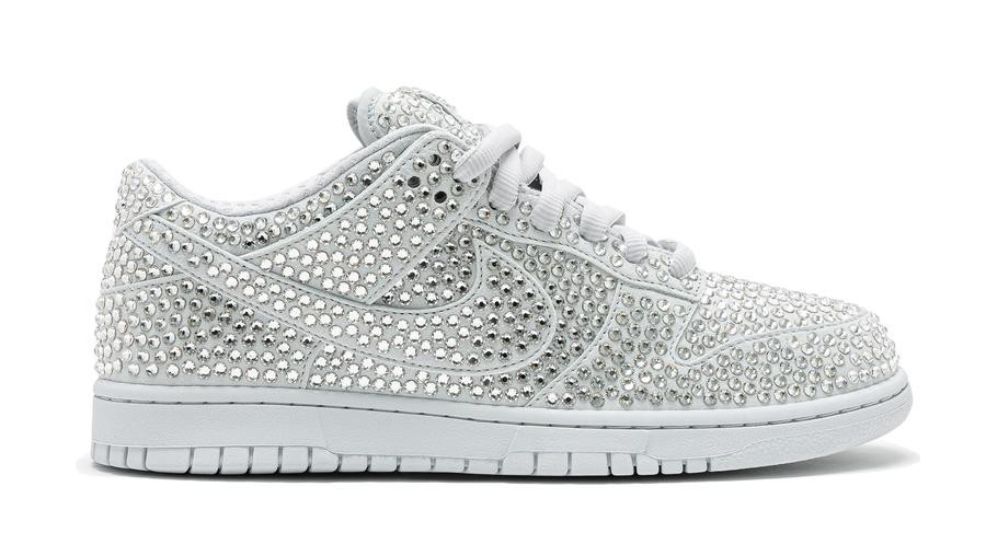 Cactus Plant Flea Market x Swarovski x Nike SB Dunk Low Pure Platinum CZ2670-001 - Febbuy