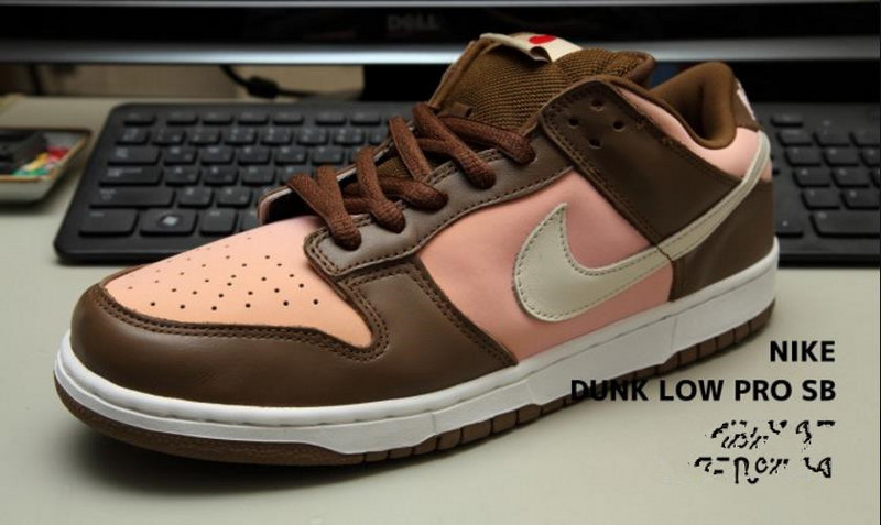 pink and brown nike