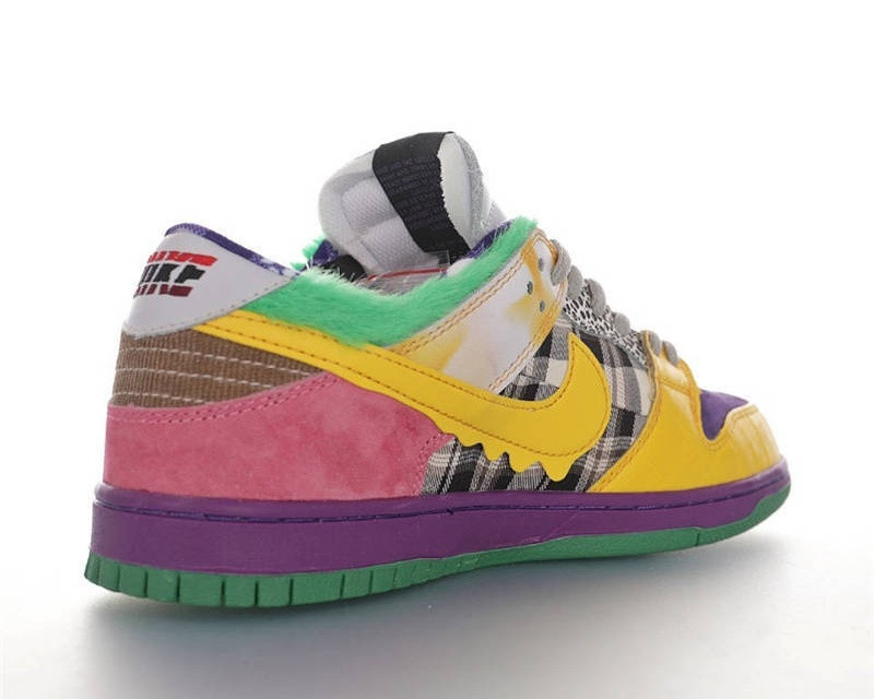 Nike SB Dunk Low Pro IW Purple Yellow Violet Pink 318403-137 - Febbuy