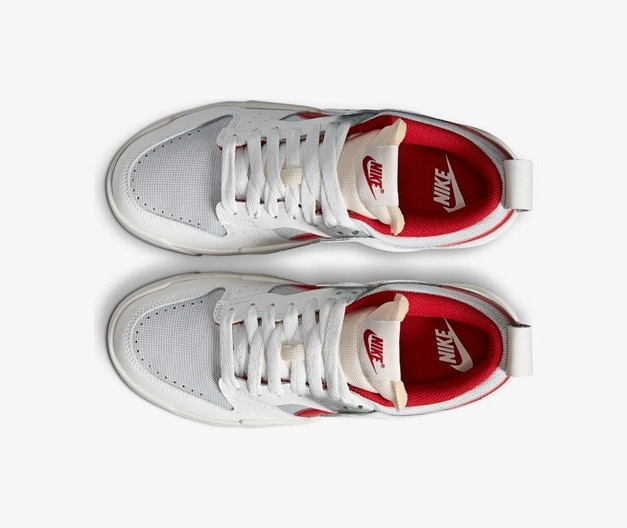 dunk low disrupt red white