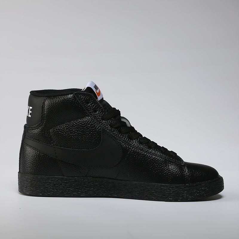 Nike Blazer Mid Lifestyle Shoes Black All Febbuy