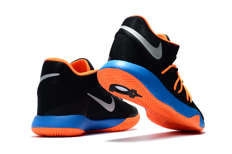 Nike Zoom KD Trey VI 6 black blue orange Men Basketball Shoes Febbuy