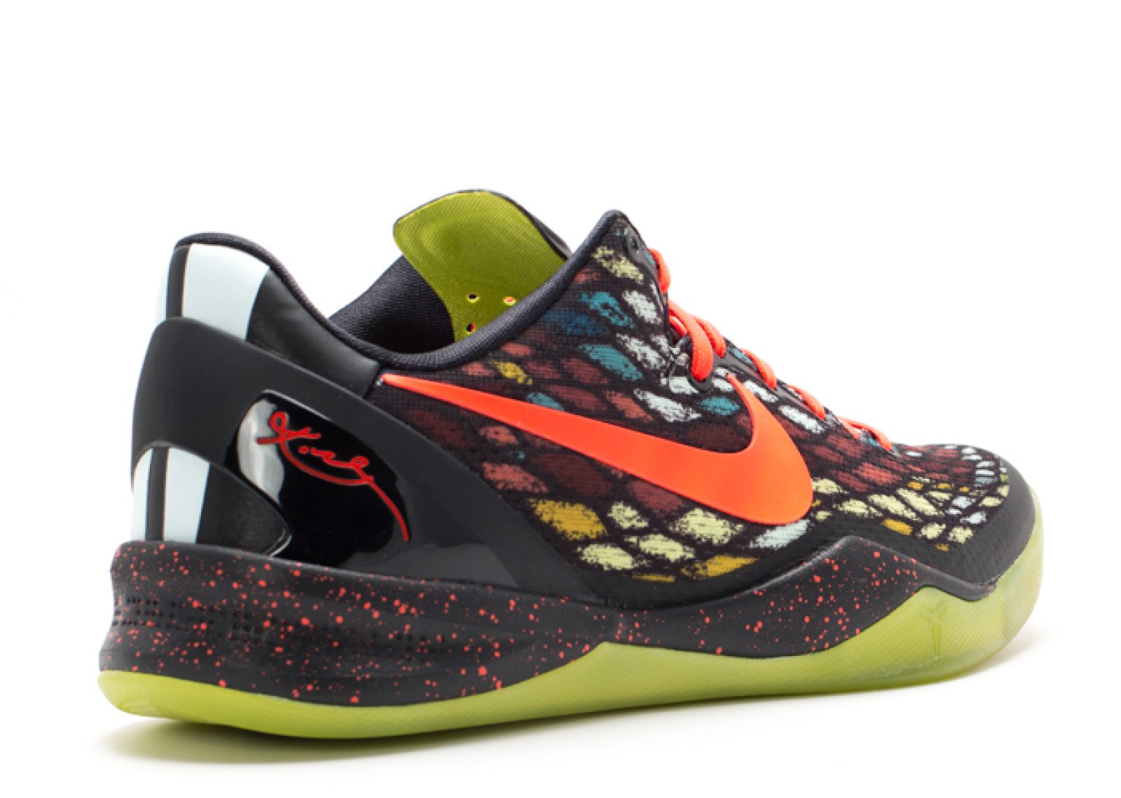 Kobe 8 System Christmas Fbrglss Black Soul Bright Vivid Crimson 555035