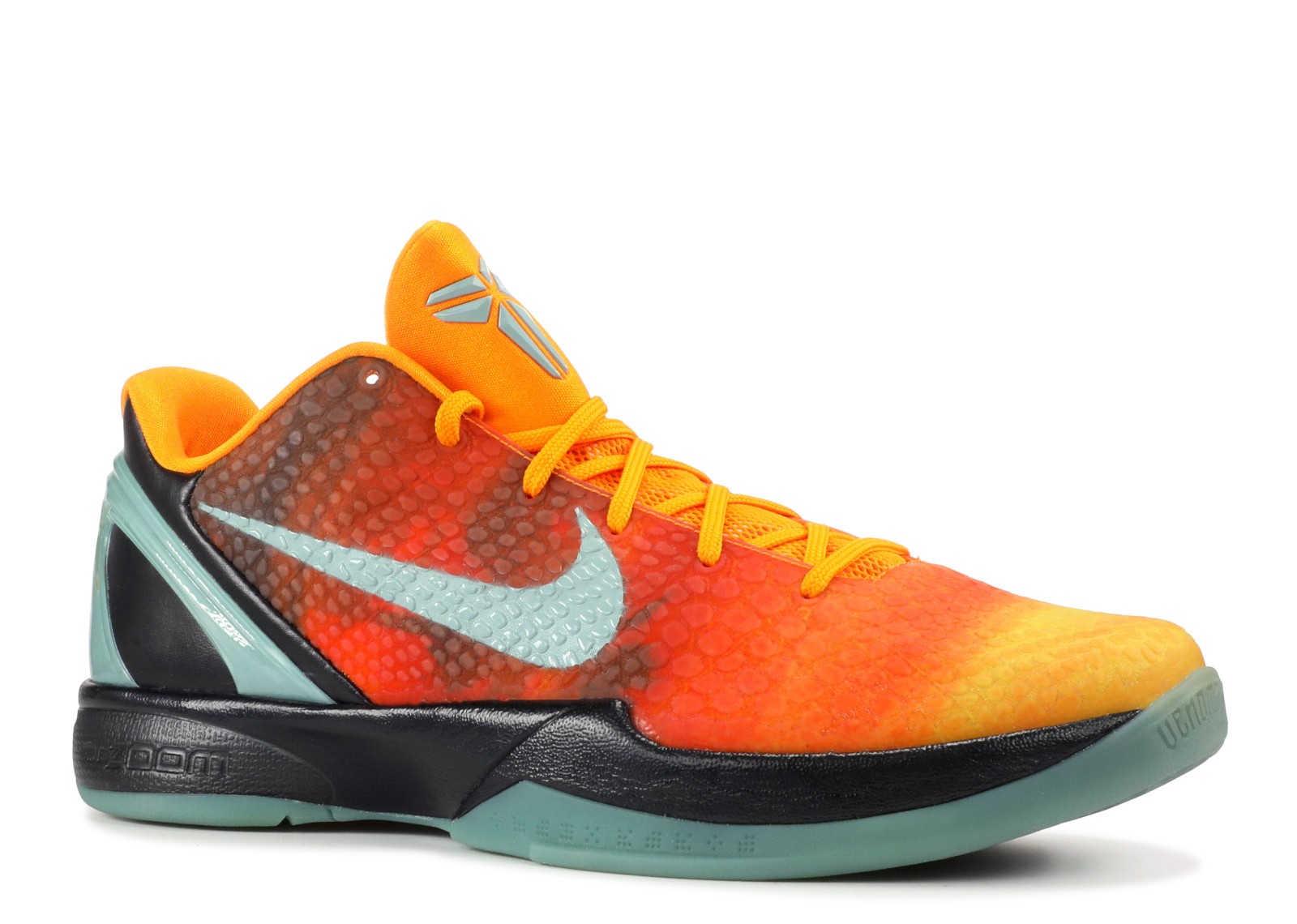 Zoom Kobe 6 All star Orange County Orange Cannon Black Peel 448693-800 ...