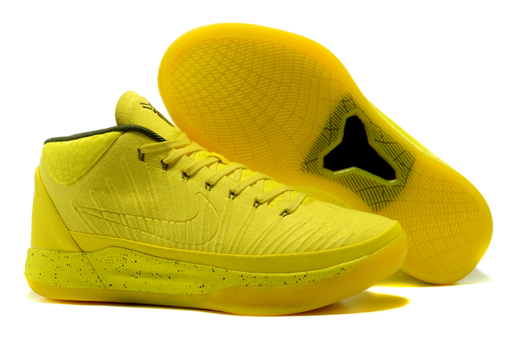 red and yellow basketball shoes