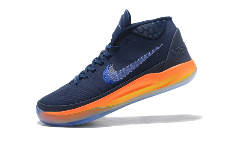 nike blue and orange basketball shoes