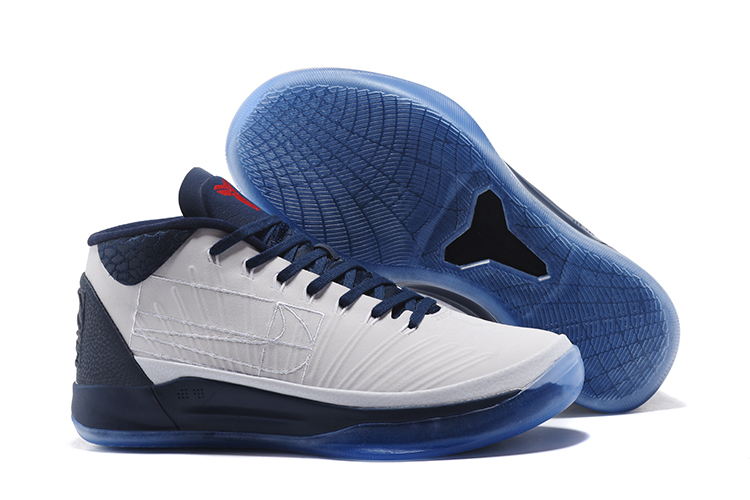 Nike Zoom Kobe XIII 13 ZK 13 Men Basketball Shoes White Deep Blue - Febbuy