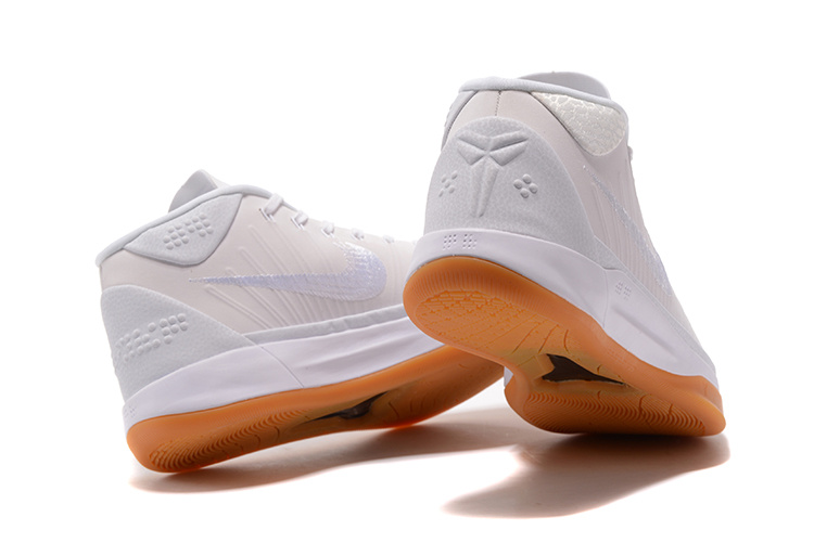 Nike Zoom Kobe XIII 13 ZK 13 Men Basketball Shoes White Silver Brown ...