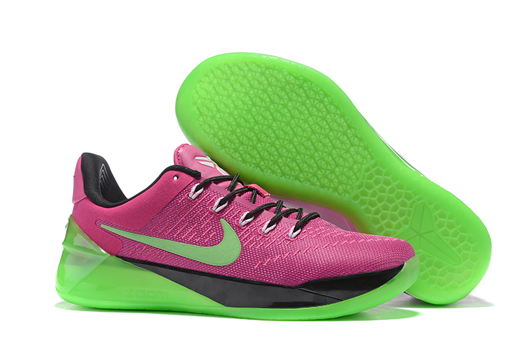 kobe shoes pink and green