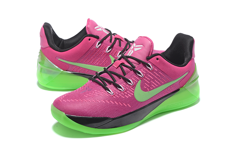 kobe shoes pink and green