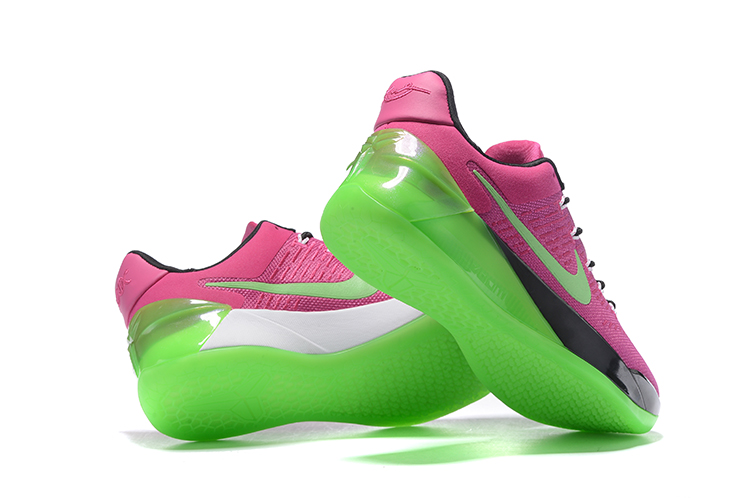 kobe shoes pink and green
