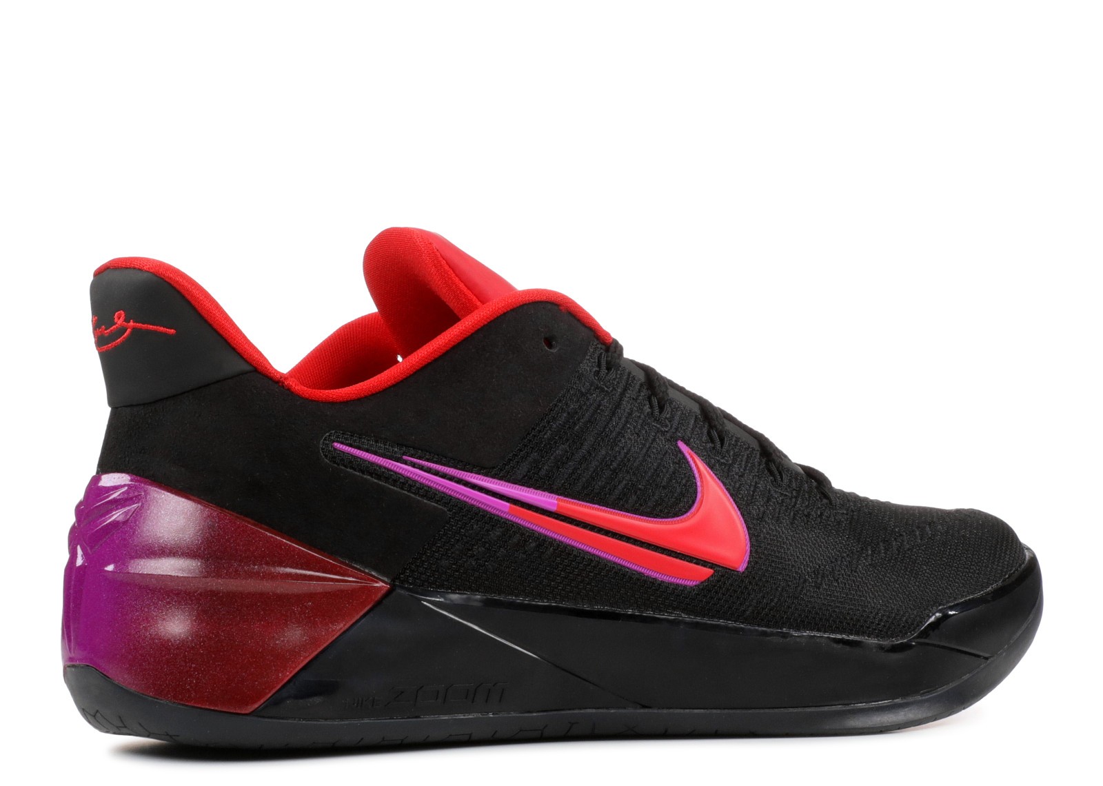 kobe shoes black red and white