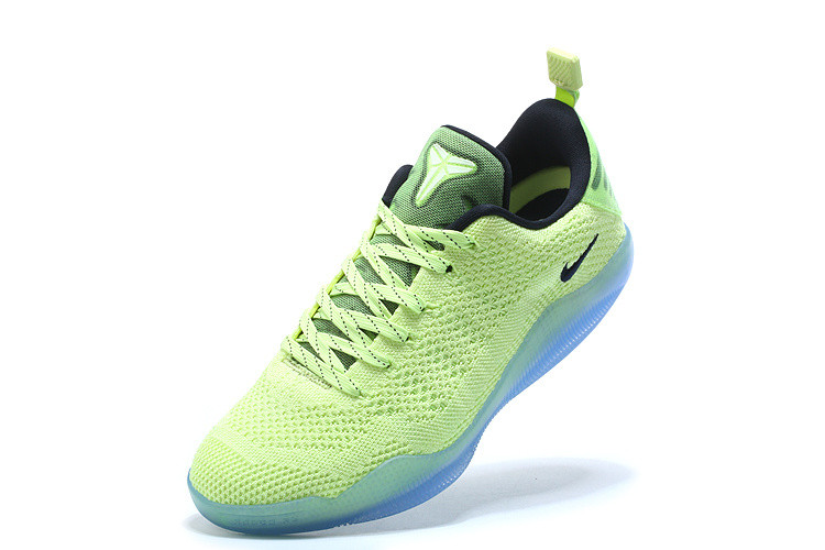 Nike Kobe 11 Elite Low Green Black Mens Basketball Shoes 822675-705 - Febbuy