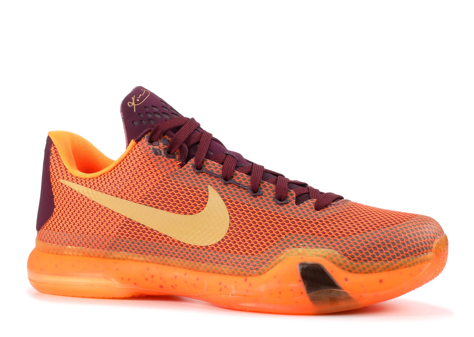 kobe 10 orange and yellow