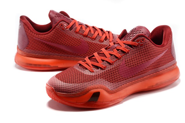 kobe 10 all red