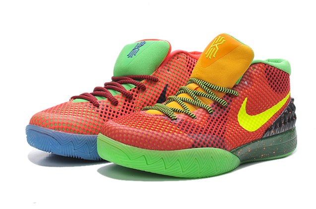 kyrie irving shoes blue and orange