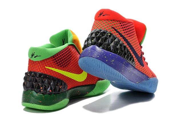 kyrie irving shoes blue and orange