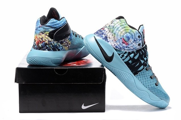 kyrie shoes light blue