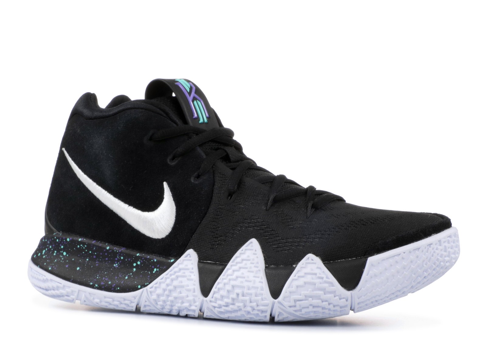kyrie 4 white and black