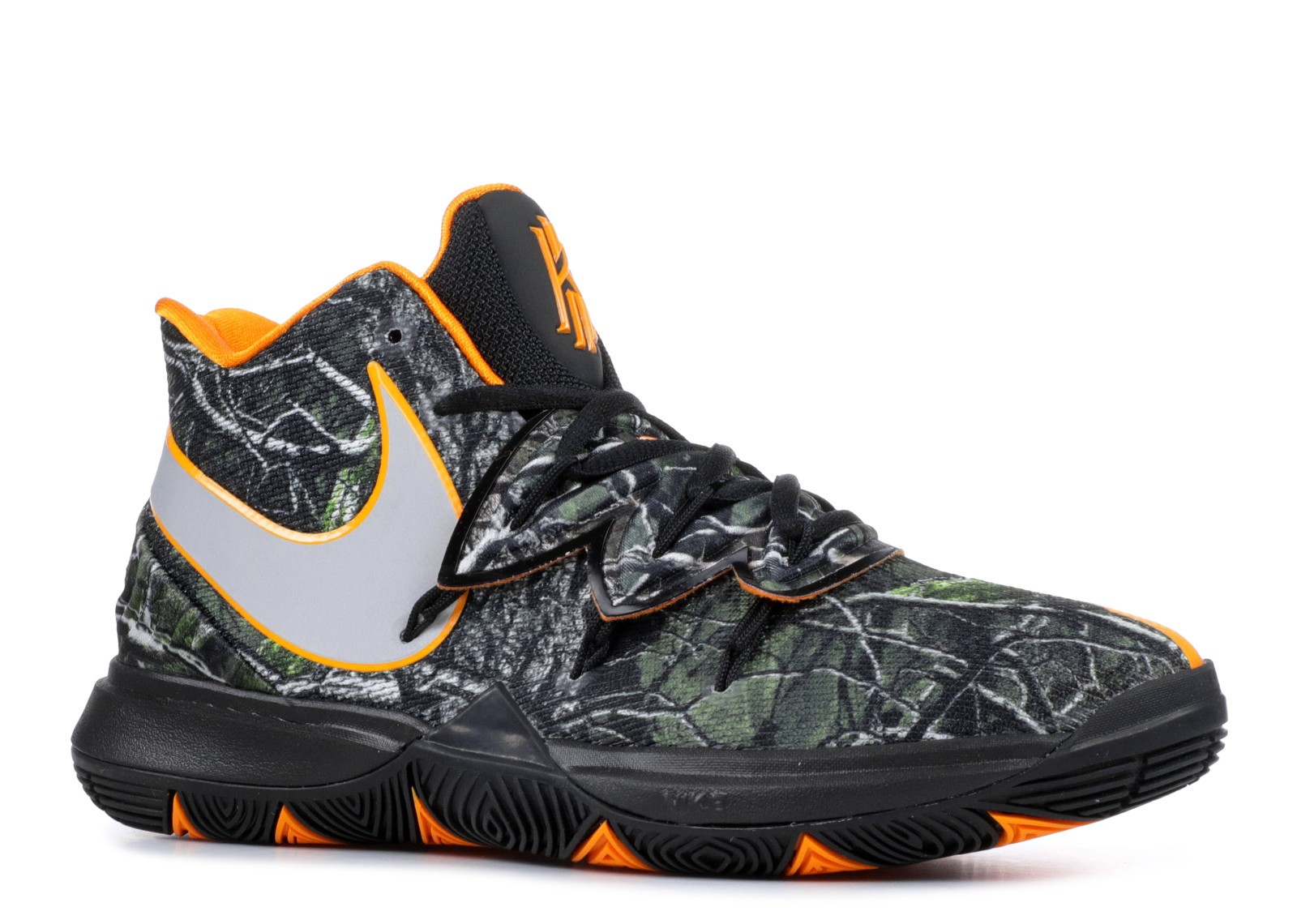 Nike Kyrie 5 GS Taco TV PE Irving Black Orange Reflective ...