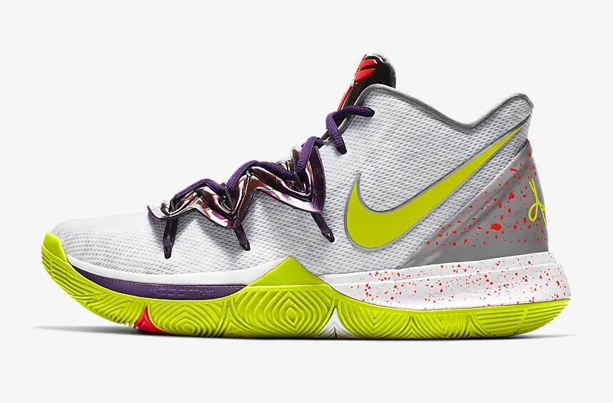 kyrie 5 white green