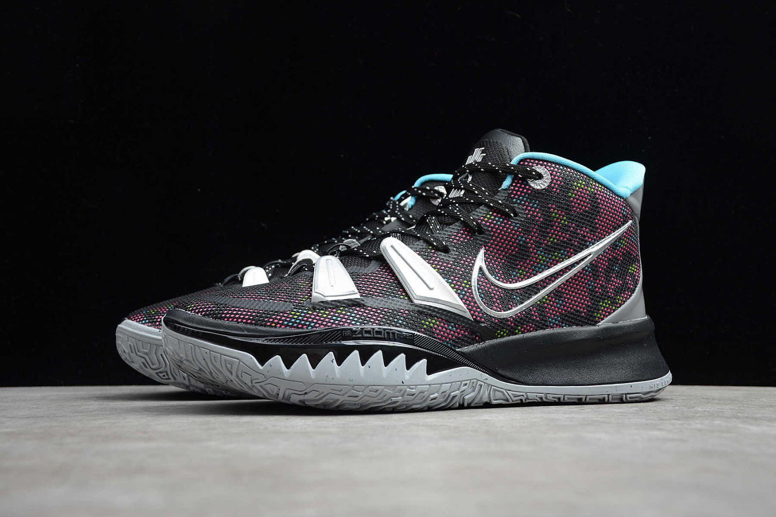 Nike Zoom Kyrie 7 EP Black Silver Pink White Basketball Shoes CT4080008 Febbuy