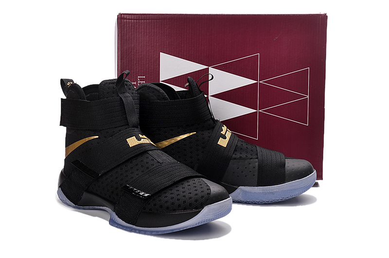 lebron soldier 1 black and gold