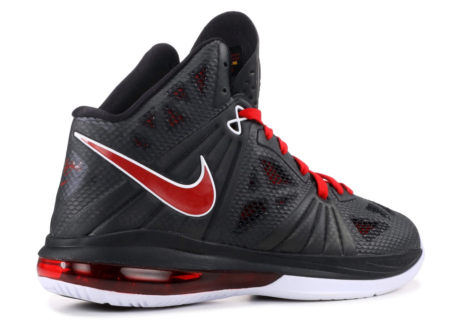 lebron 8 red black