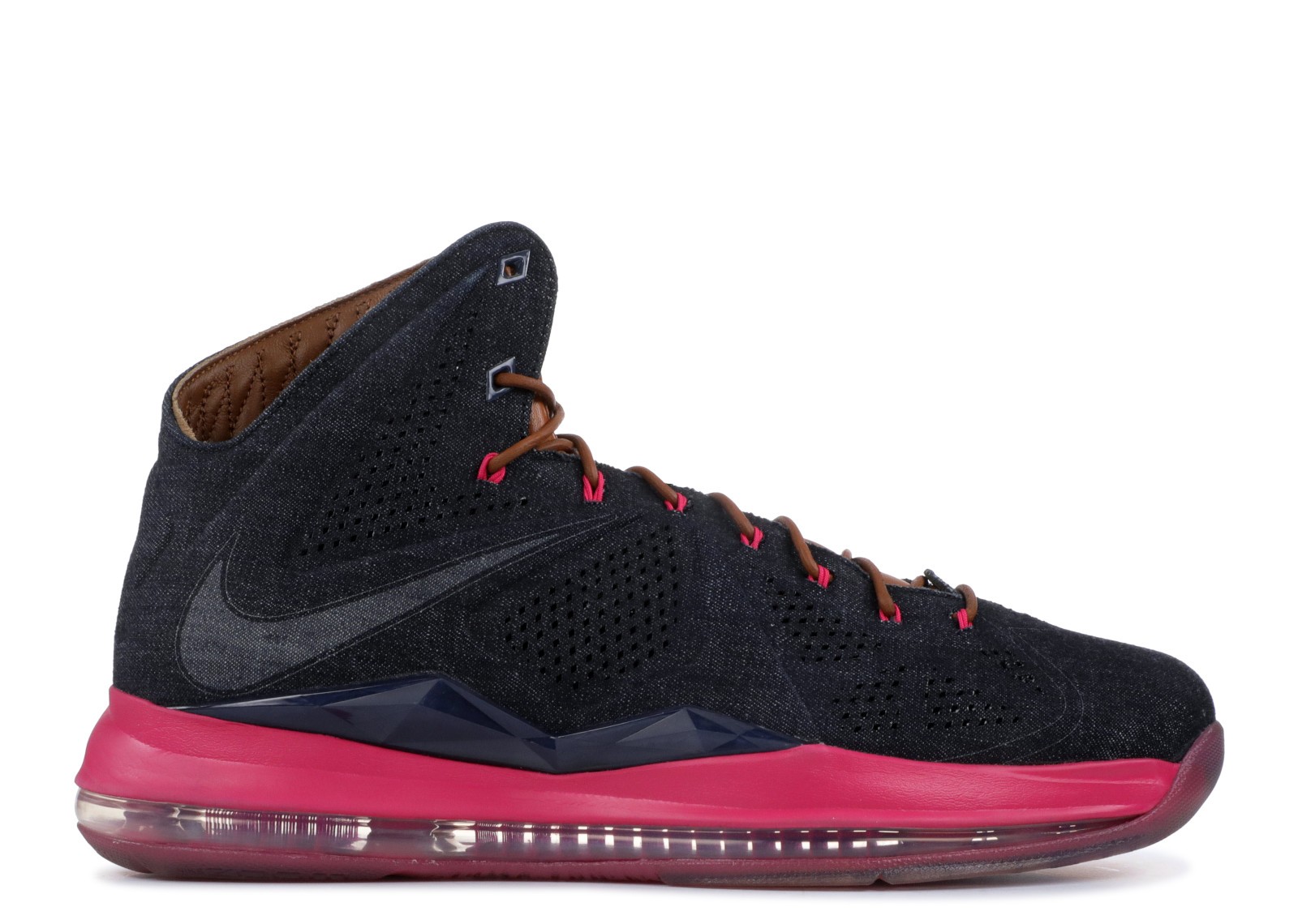 Lebron 10 Ext Denim Qs Denim Navy Hzlnt Mid Nvy Frbrry 597806-400 - Febbuy