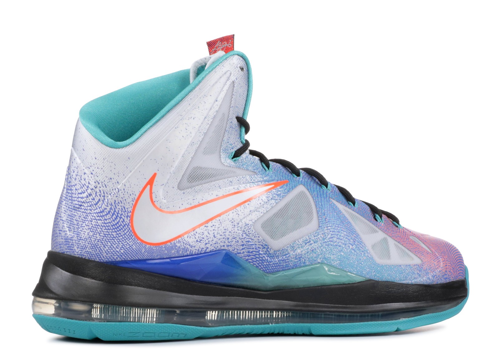 lebron 10 pure platinum on foot