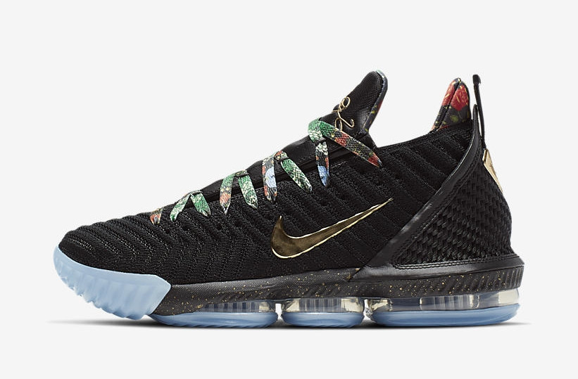 nike lebron 16 gold