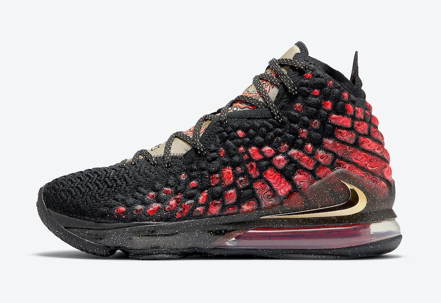 lebron shoes 17 red