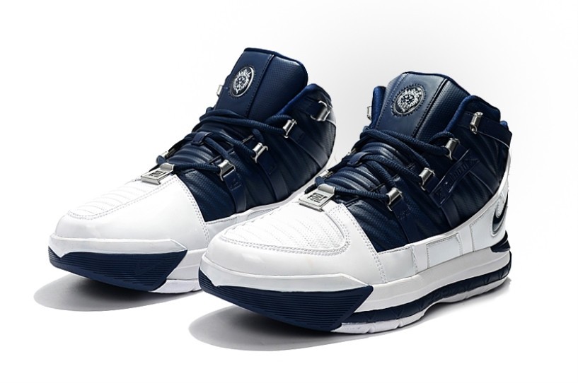 Nike Zoom LeBron III 3 QS Retro Midnight Navy AO2434-103 - Febbuy