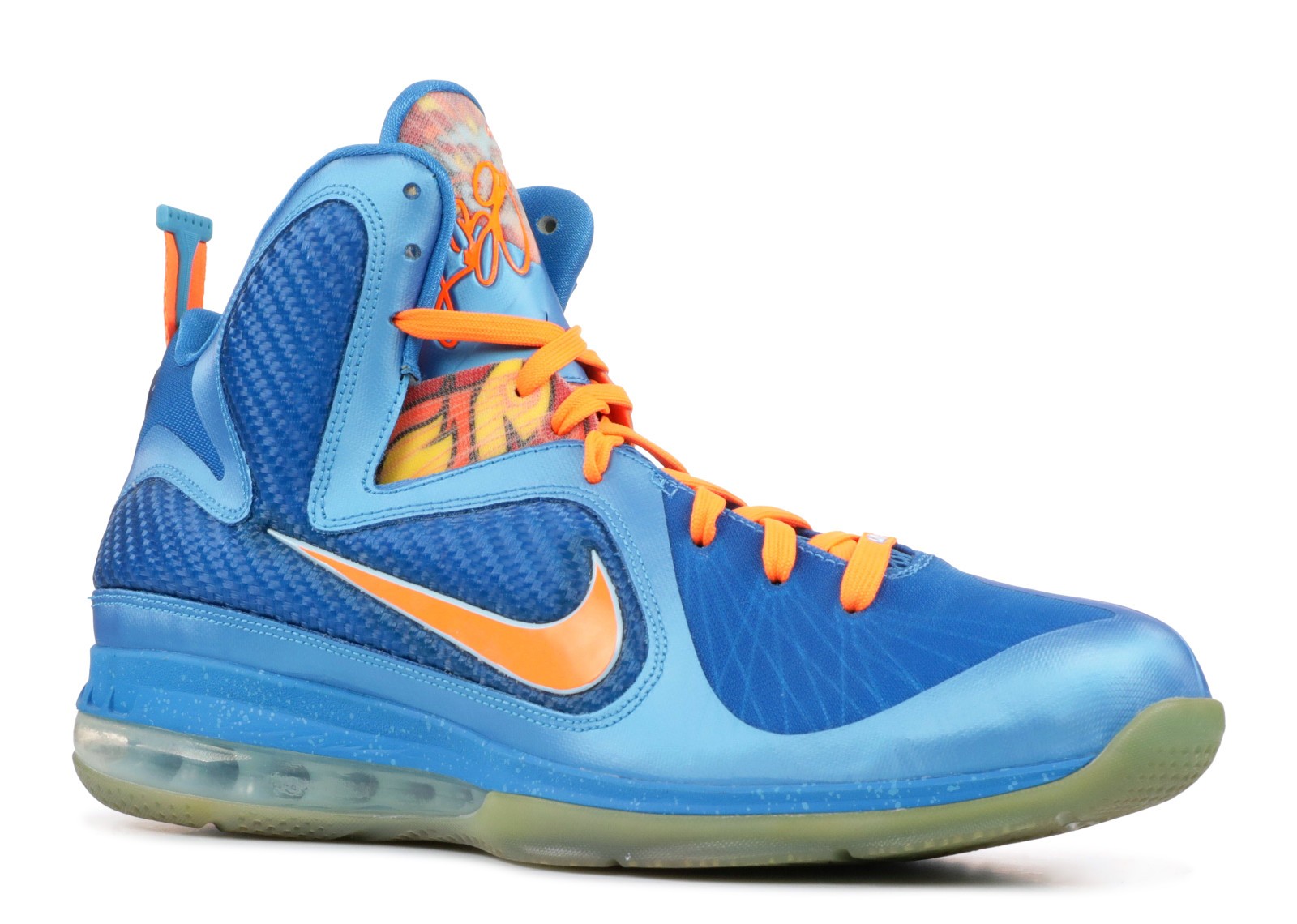 lebrons blue and orange