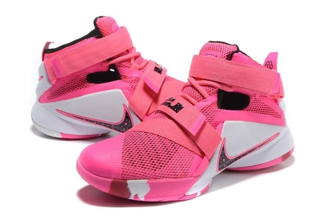 Nike Zoom Lebron Soldier IX Men Basketball Breast Cancer