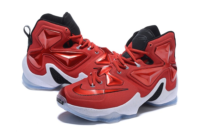 red high top lebrons