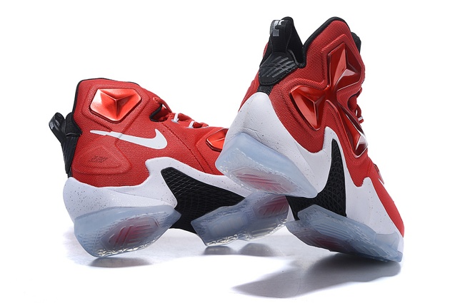 Nike LeBron 13 XIII EP University Red White Black On Court ...