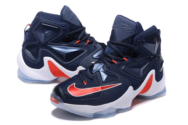 lebron james navy blue shoes