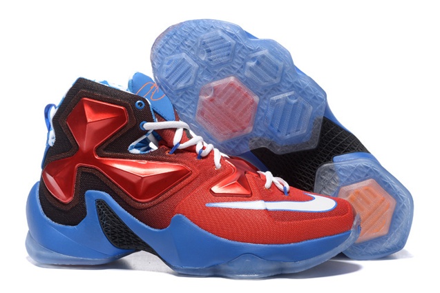 Nike Lebron XIII LBJ13 Blue Red Captain America Men Basketball Shoes