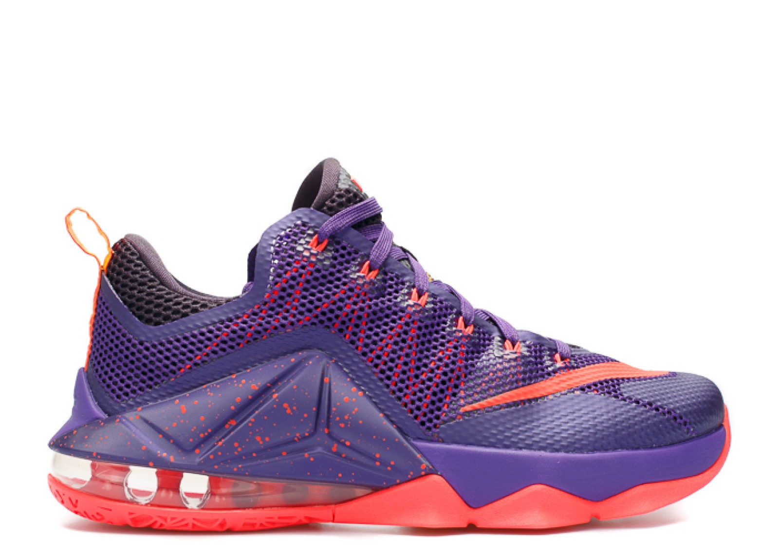 orange and purple lebrons