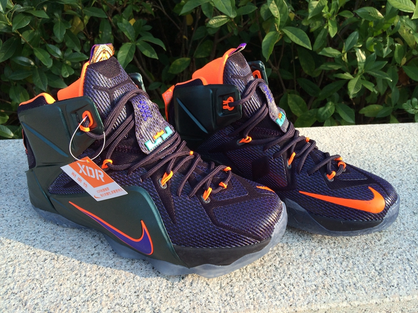 purple orange lebrons