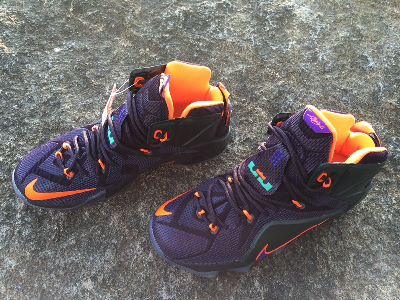 purple orange lebrons