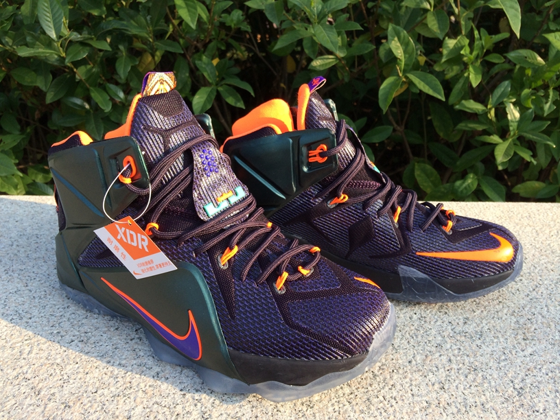 purple orange lebrons