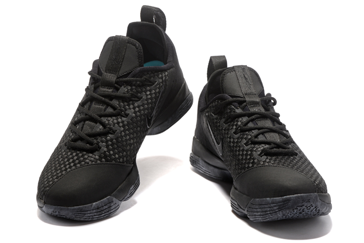 Nike Zoom Lebron XIV 14 Low Men Basketball Shoes Black All 878635 - Febbuy