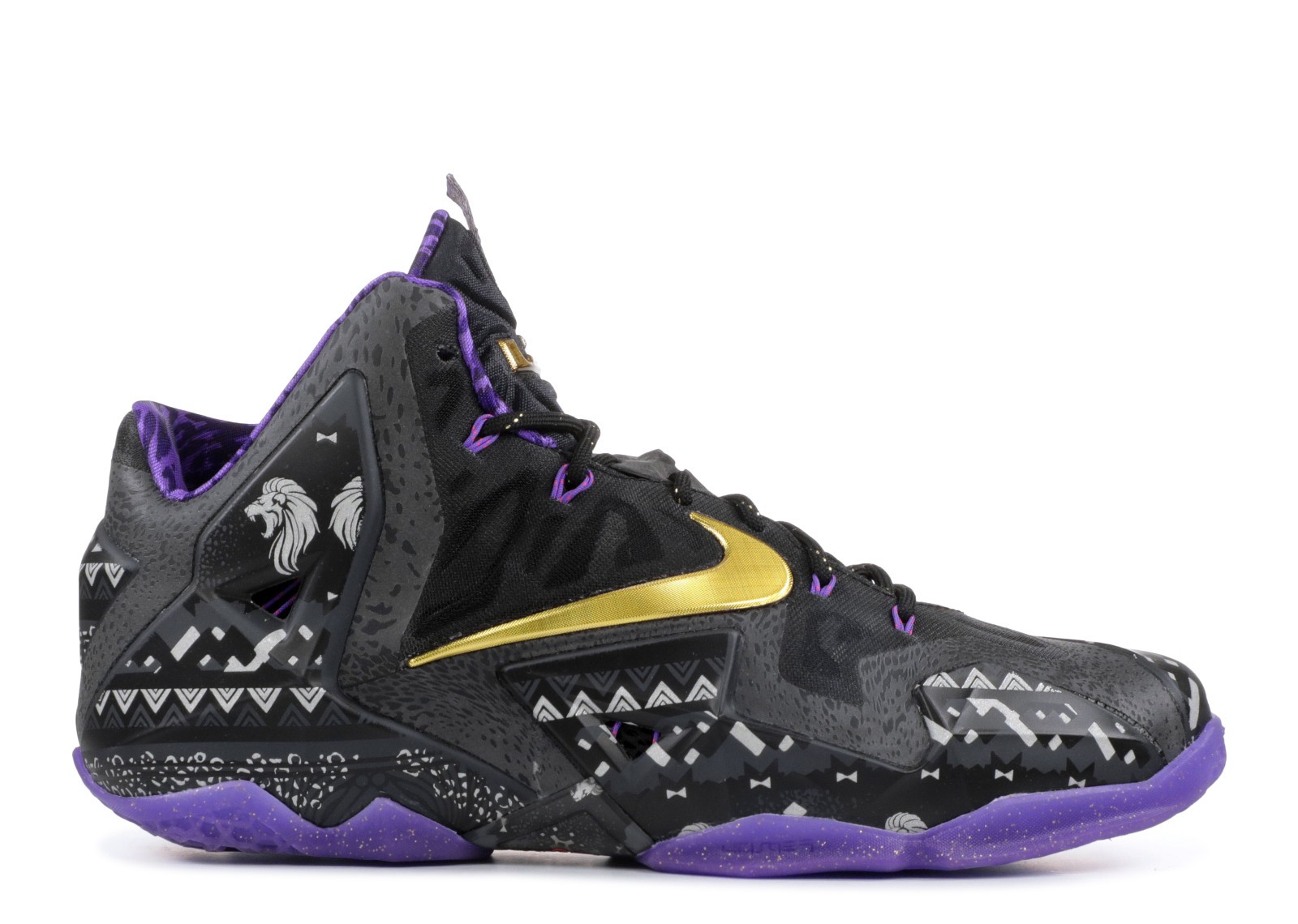 Lebron 11 Bhm Vnm Purple Anthracite Gold Metallic 646702