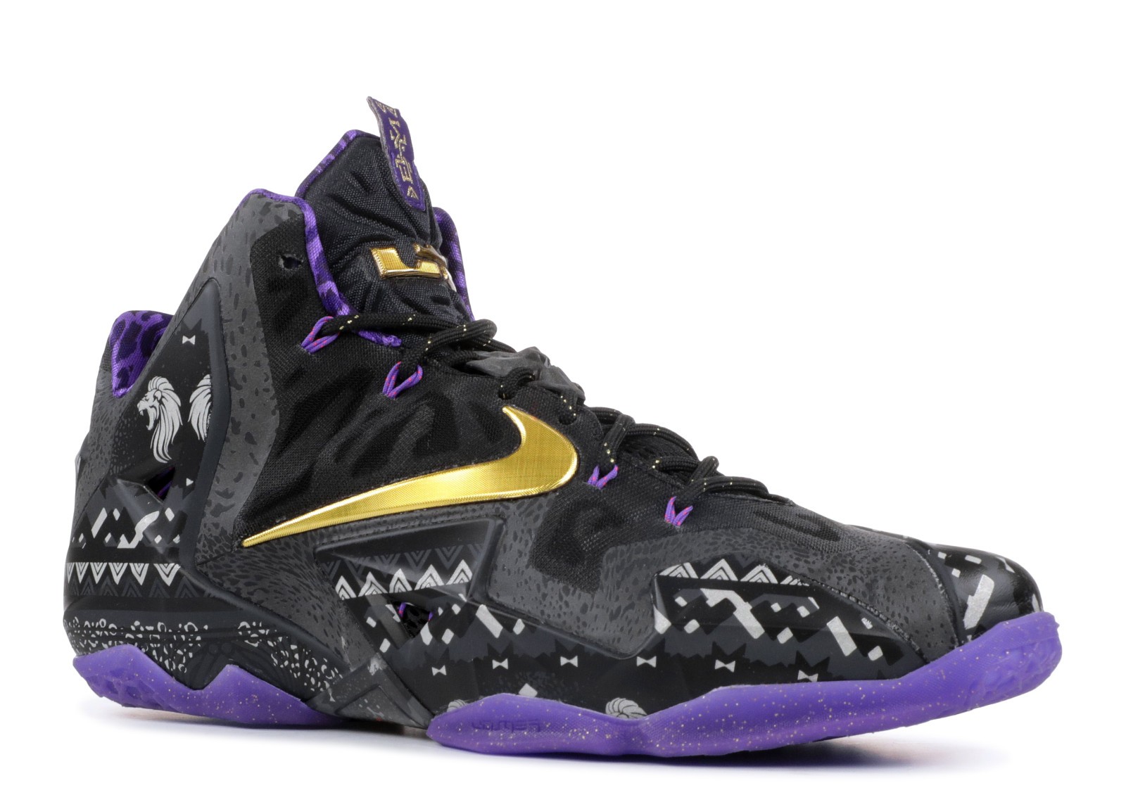 Lebron 11 Bhm Vnm Purple Anthracite Gold Metallic 646702-001 - Febbuy