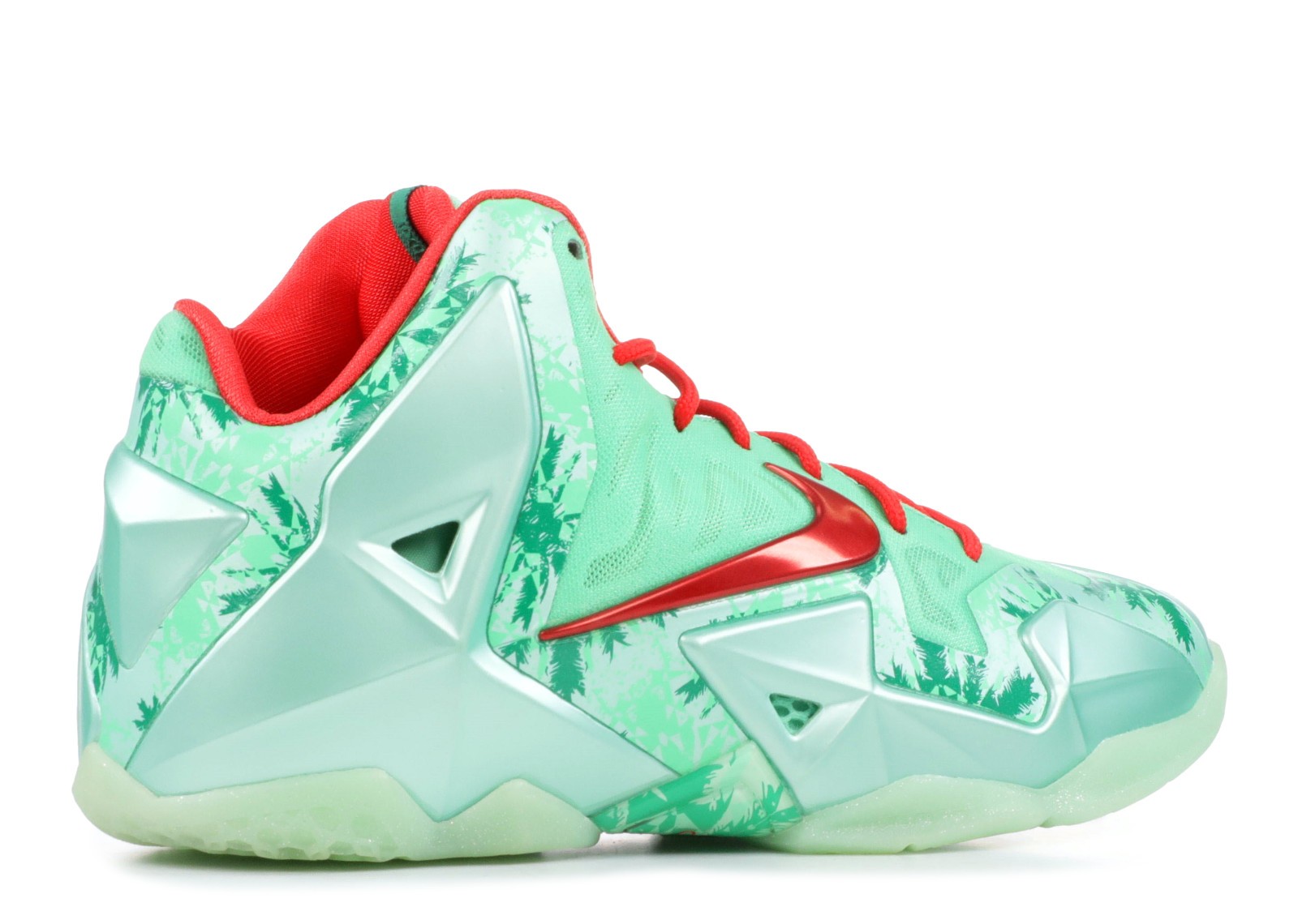Lebron 11 GS Christmas Dark Volt Green Gamma Sea 621712
