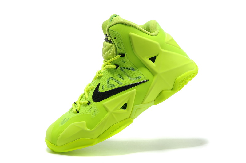 Nike Zoom Lebron XI 11 Men Basketball Shoes Lemo Green Black Febbuy